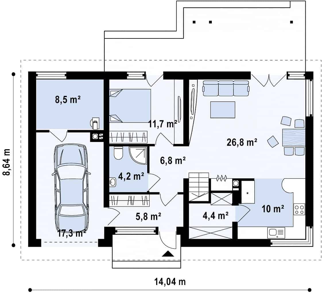 Q 550 – Grundriss