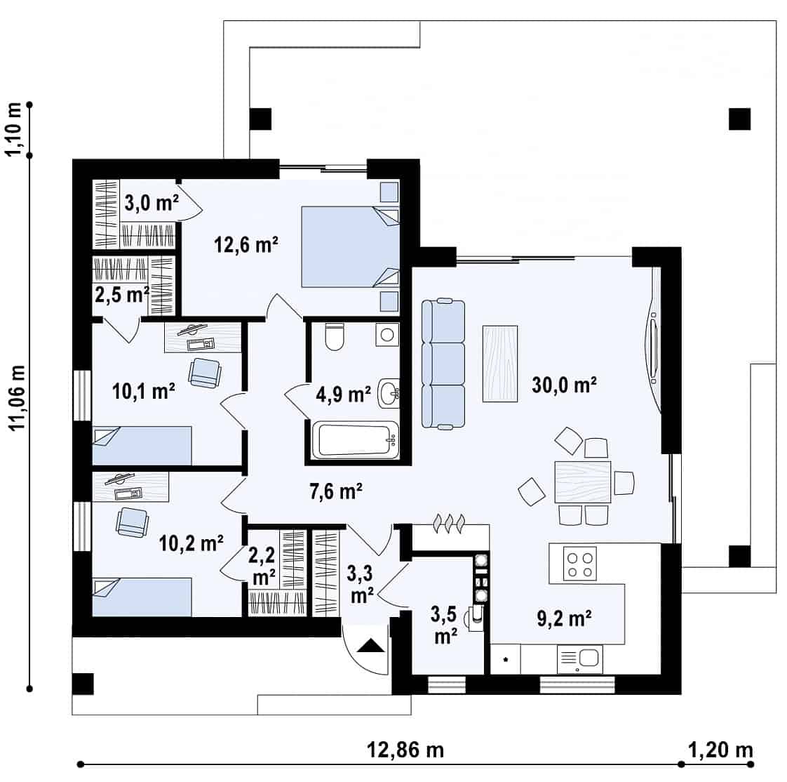 Q 430 – Grundriss