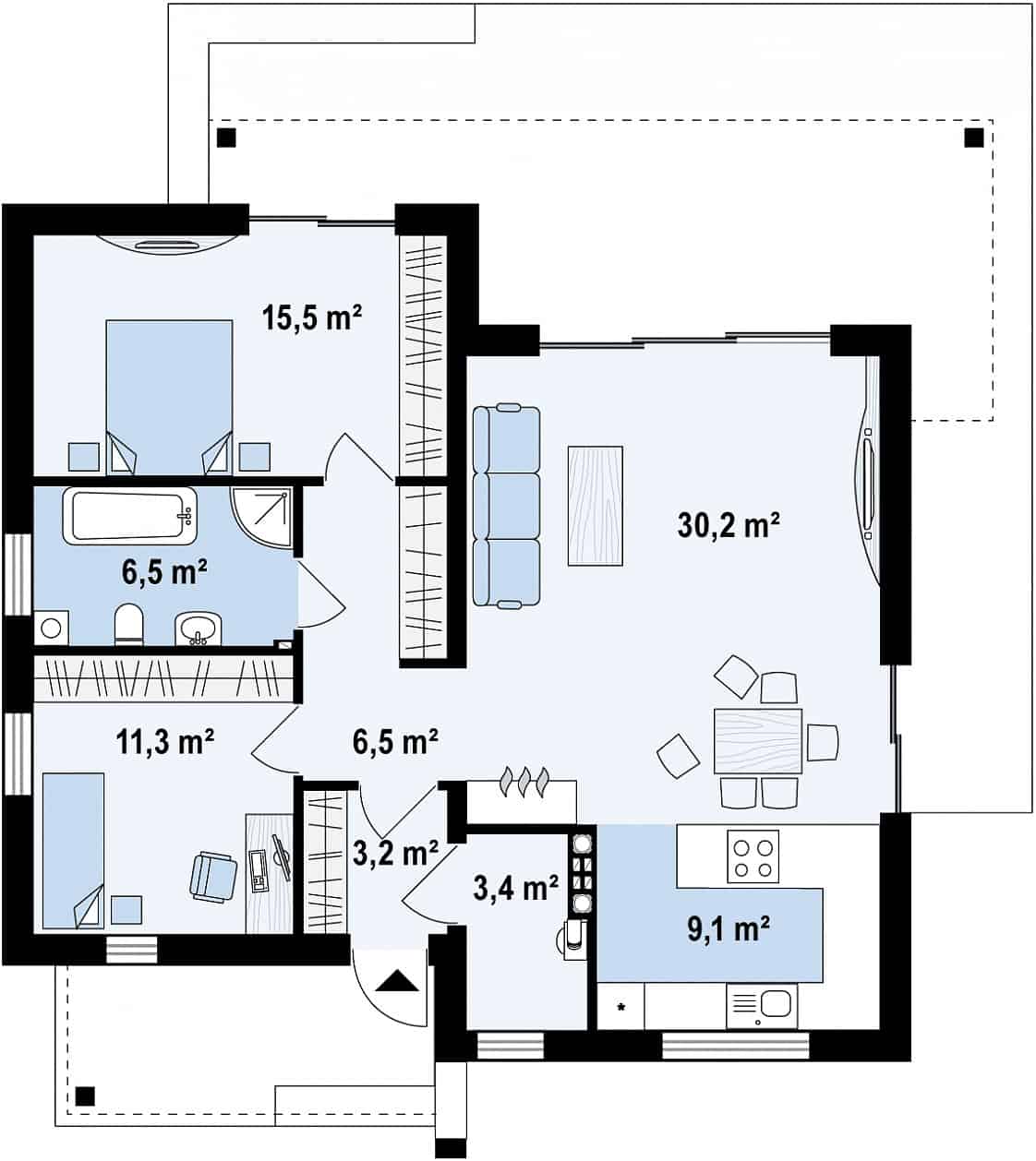 Q 405 – Grundriss