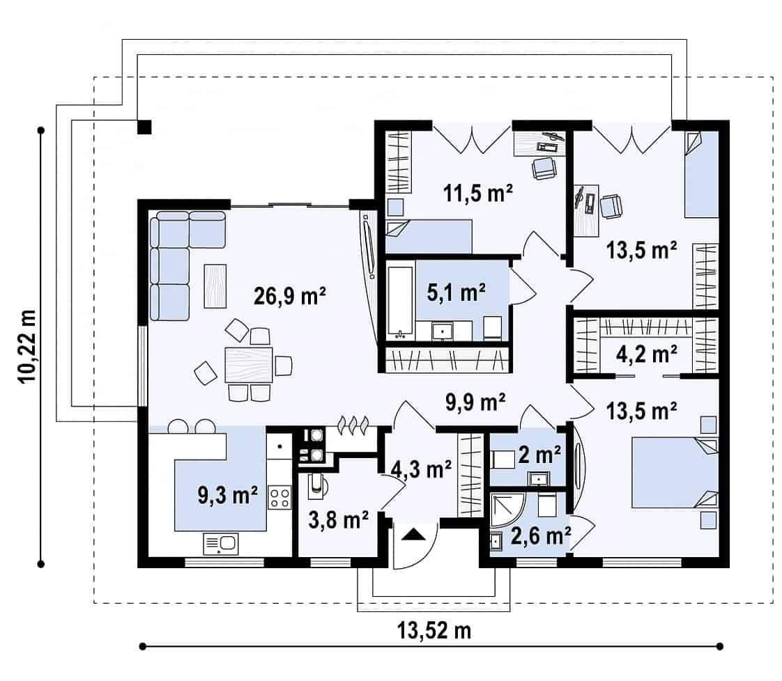 Q 400 – Grundriss